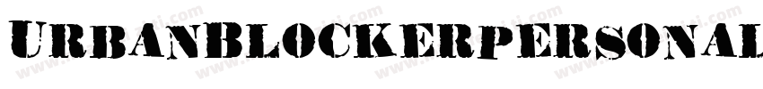 UrbanBlockerpersonaluse Solid◆字体转换